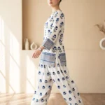 Coco 2-Piece Printed Lawn Kurta with Farshi Shalwar | Lubaba Luxury