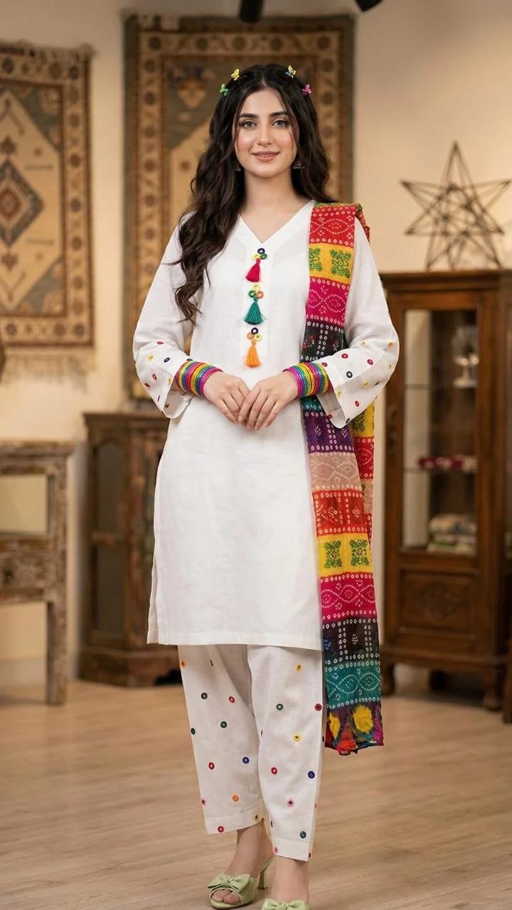 Viral-Mirror-Work-3-PCs-White-Suit-Lawn-Bareeze-GC-A67